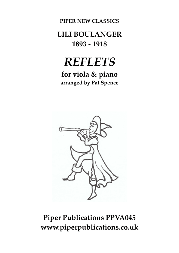REFLETS FOR VIOLA & PIANO (arr. Pat Spence)
