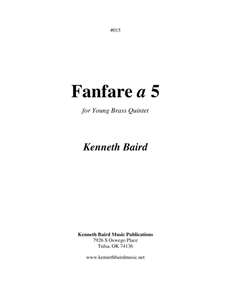 Fanfare a 5
