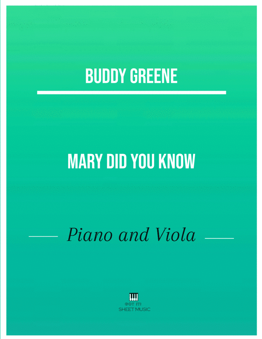 Mary, Did You Know? (arr. ANDRE LAITANO)