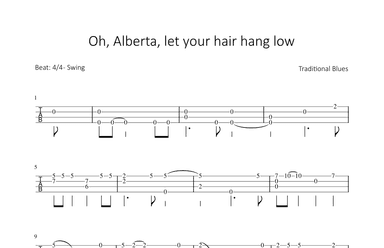Oh, Alberta, let your hair hang low (arr. Bettina Schipp)
