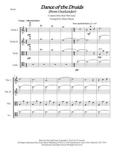Dance Of The Druids (arr. Diana Mayne)