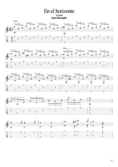 En el horizonte (Argentine Folk) (arr. Leonardo Ramos)