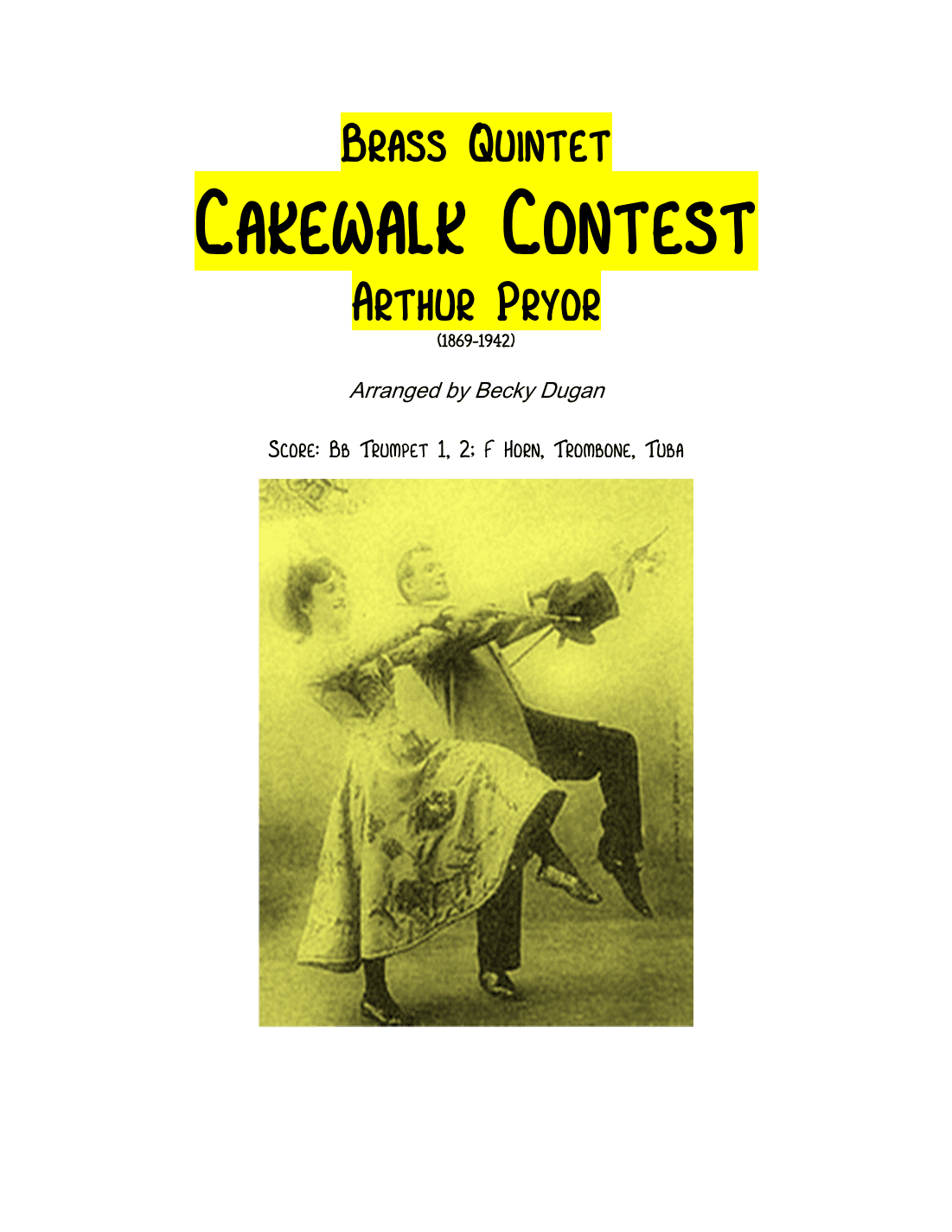 Cakewalk Contest (arr. Becky Dugan)