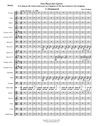 Two Pieces for Garret: 2. Octomarch