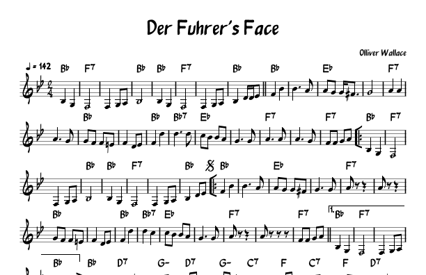 Der Fuhrer's Face (arr. John Fries)