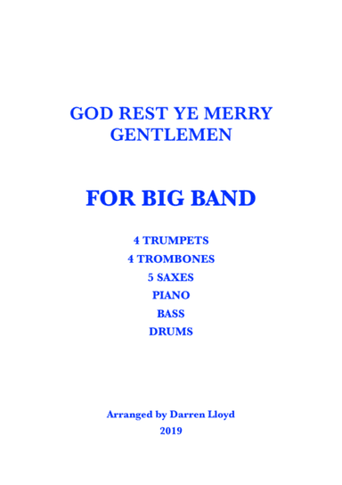 God rest ye merry gentlemen - Big band (arr. Darren Lloyd)