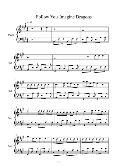 Follow You (arr. Imagine Dragons)