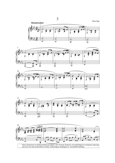 Boston Waltz, (Piano Collection fuer Entertainer)