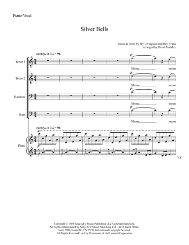 Silver Bells (arr. David Maddux)