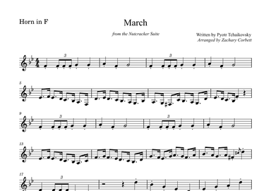 March from the Nutcracker Suite (arr. Zachary Corbett)