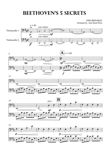 Secrets (arr. Ana Paula Pires)