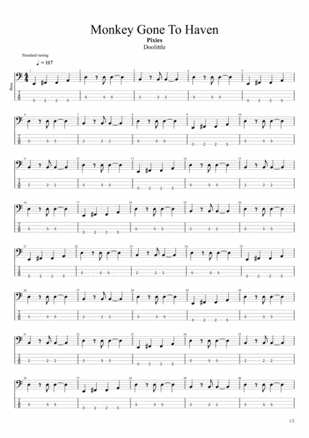 Monkey Gone To Heaven (arr. Hugo Neves)