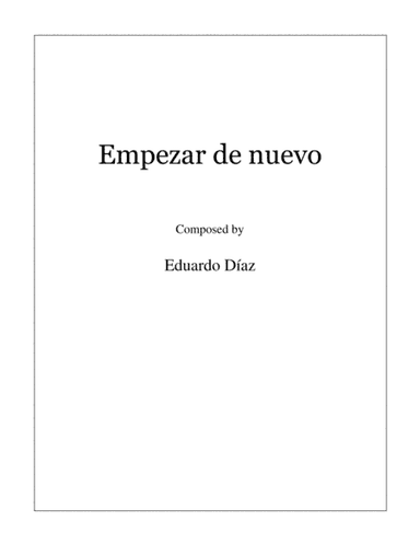 Empezar de Nuevo