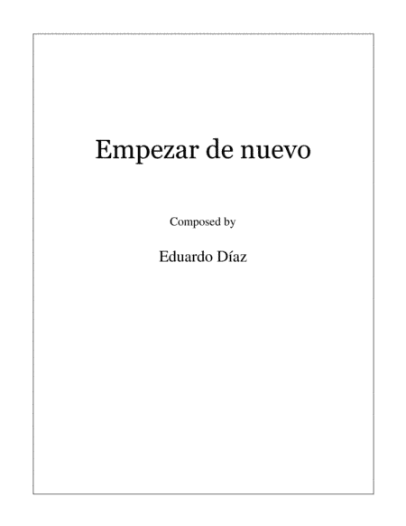 Empezar de Nuevo