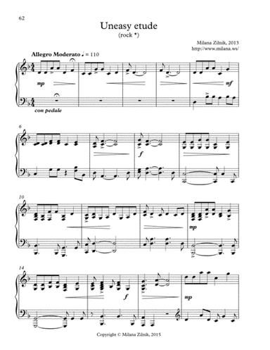 Uneasy etude