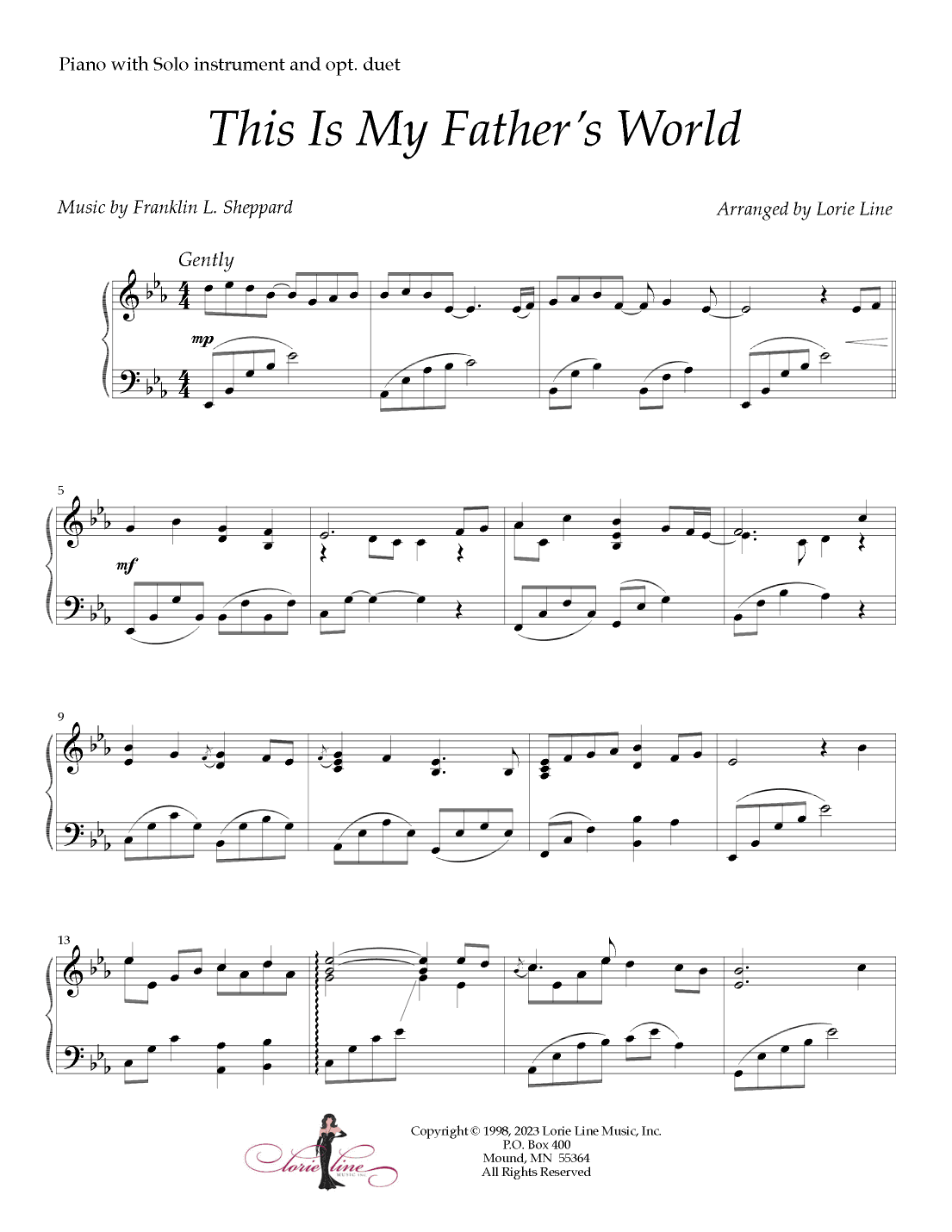 This Is My Father's World (arr. Lorie Line)