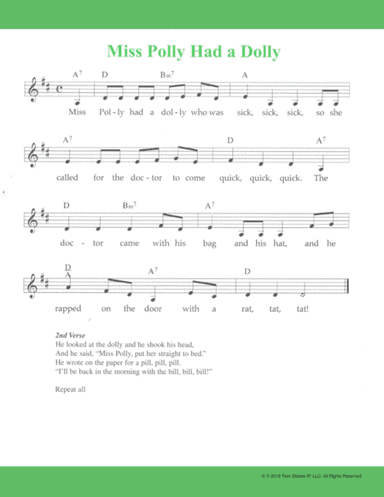 Miss Polly Had a Dolly (arr. Hal Wright)