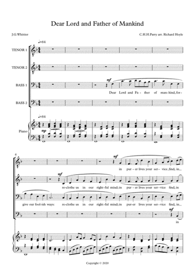 Dear Lord and Father of Mankind (arr. Richard Hoyle)
