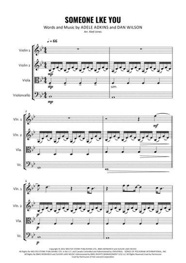 Someone Like You (arr. Aled Jones)