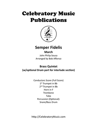 Semper Fidelis March (arr. Bob Affonso)