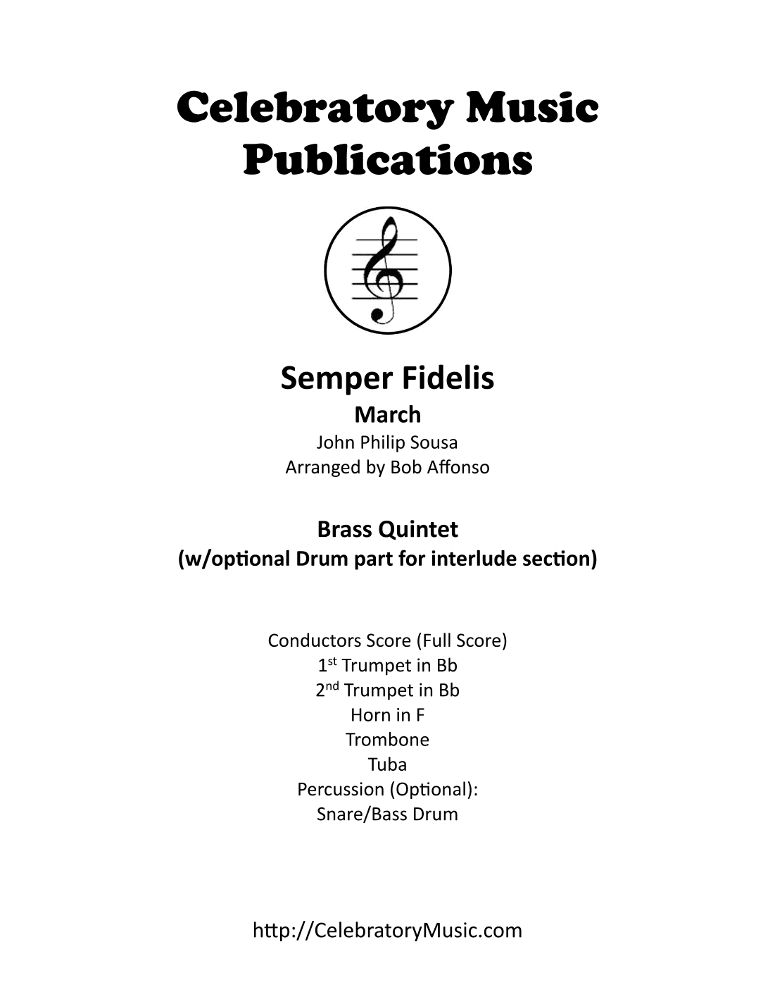 Semper Fidelis March (arr. Bob Affonso)