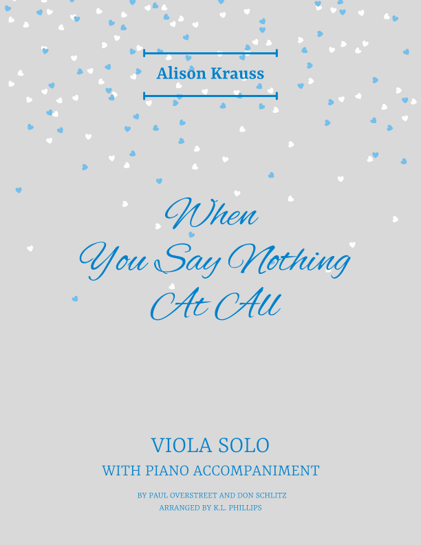 When You Say Nothing At All (arr. K.L. Phillips)