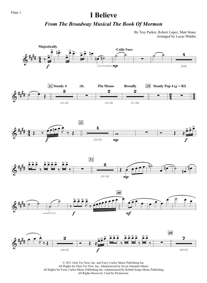 I Believe (arr. Lucas Waldin)