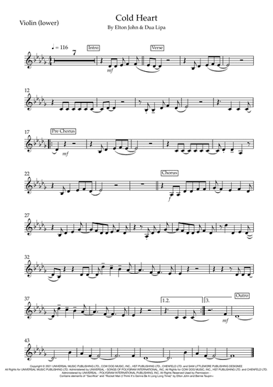 Cold Heart (pnau Remix) (arr. Matt Luff)