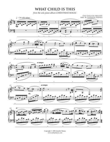 What Child Is This (arr. Jennifer Haines)