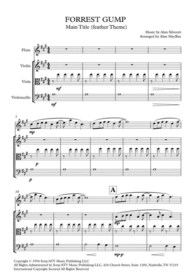 Forrest Gump - Main Title (feather Theme) (arr. Alan MacRae)
