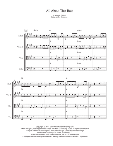 All About That Bass (arr. Joe Deninzon)