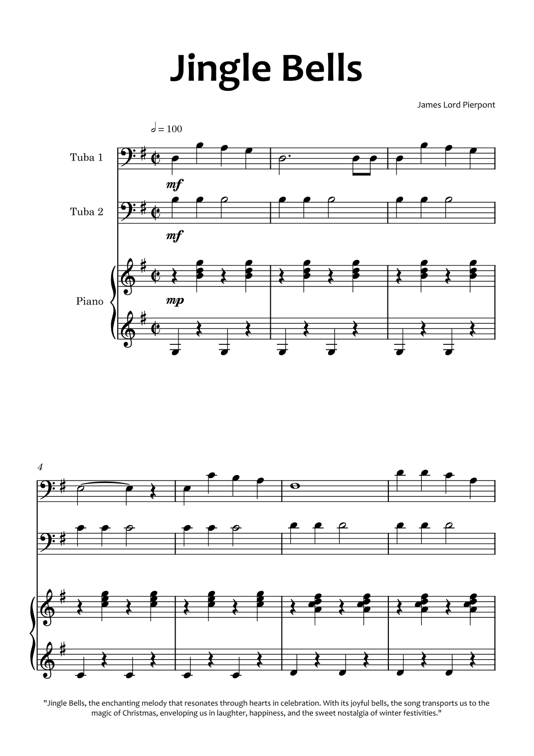 Jingle Bells (arr. Glauco Fernandes)