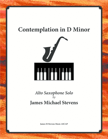 Contemplation in D Minor - Alto Sax & Piano