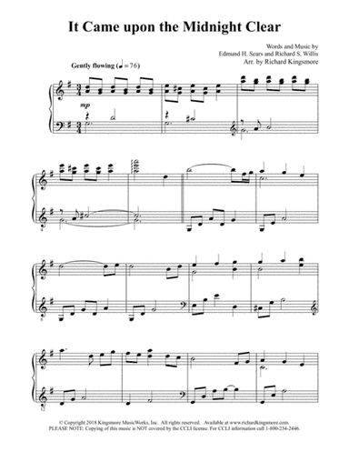 It Came Upon the Midnight Clear (arr. Richard Kingsmore)