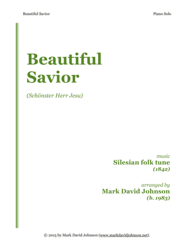 Beautiful Savior (arr. Mark David Johnson)
