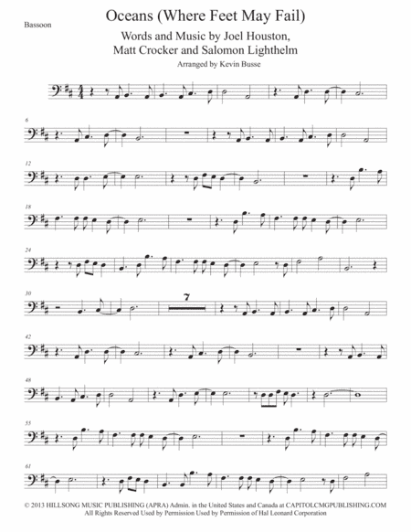 Oceans (Where Feet May Fail) (arr. Kevin Busse)