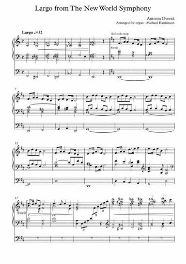 Largo - from The New World Symphony (Going Home) (arr. Michael Hankinson)