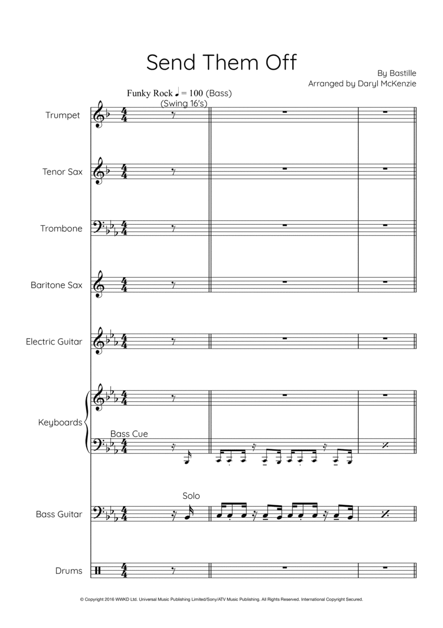 Send Them Off (arr. Daryl McKenzie)