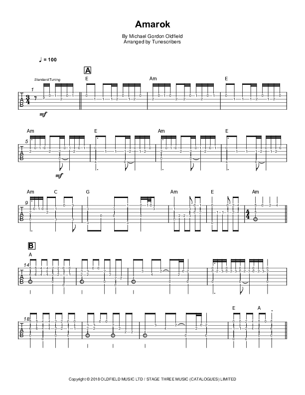 Amarok (arr. Tunescribers)