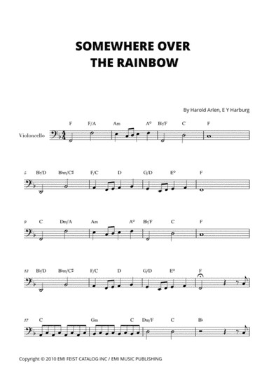 Over The Rainbow (arr. Cadenza Editions)