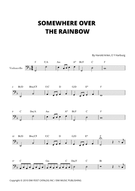 Over The Rainbow (arr. Cadenza Editions)