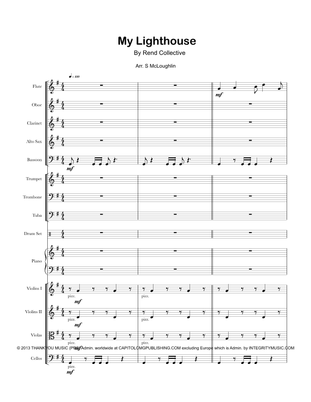 My Lighthouse (arr. Stephen McLoughlin)