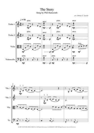 The Story (arr. Johnny C. Leavitt)