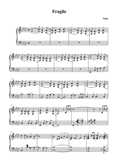 Fragile (arr. Michael Chords)