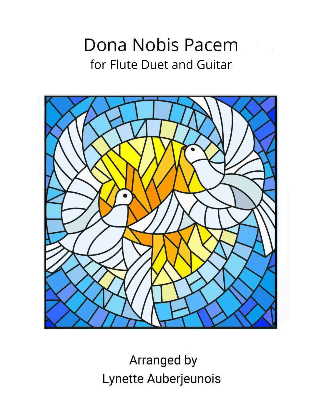 Dona Nobis Pacem - Flute Duet with Guitar Chords (arr. Lynette Auberjeunois)