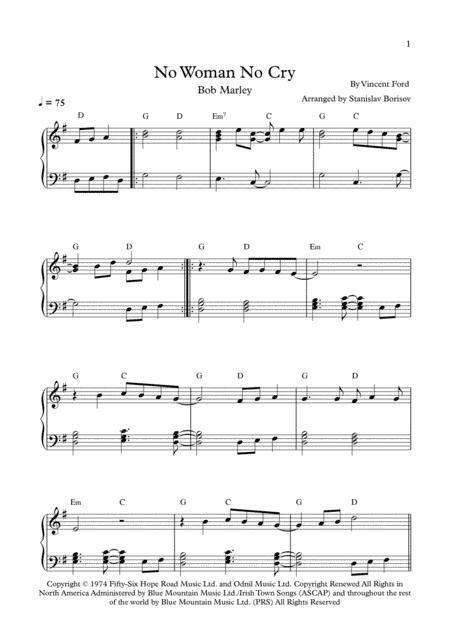 No Woman No Cry (arr. Stanislav Borisov)