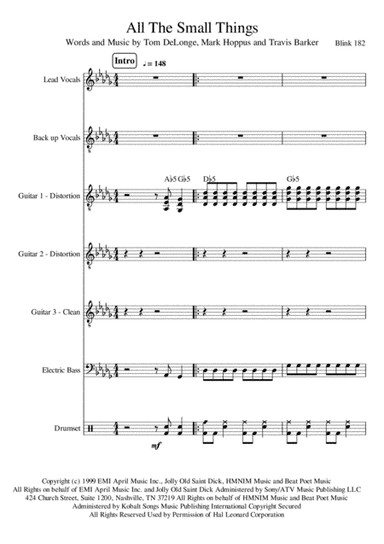 All The Small Things (arr. Caleb Lanning)