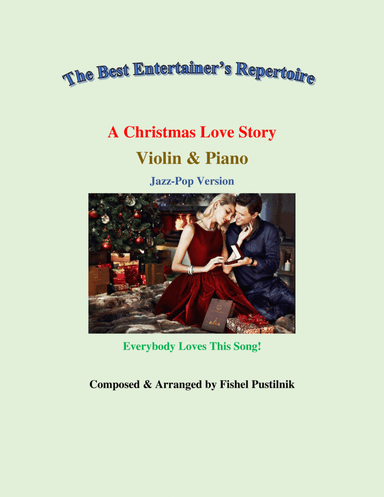 A Christmas Love Story Piano Background for Violin and Piano-Video