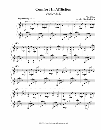 Comfort in Affliction (Psalter #327) (arr. Lisa Hoekstra)