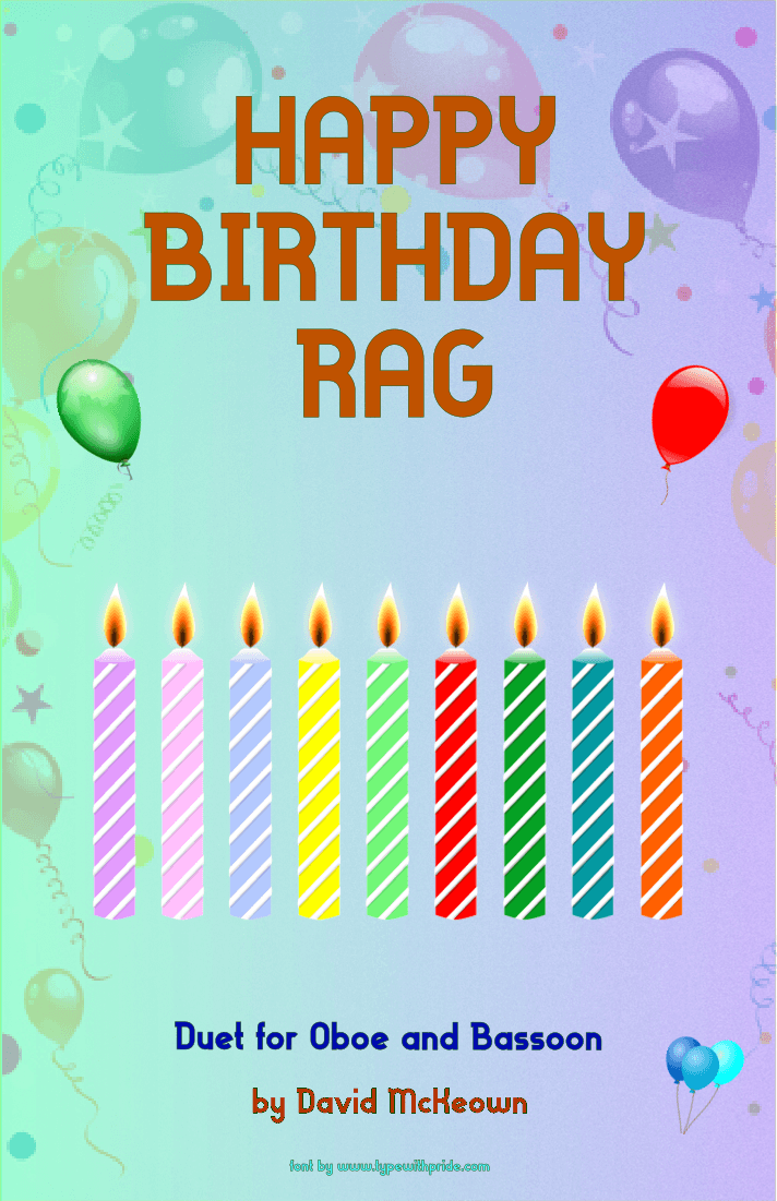 Happy Birthday Rag, for Oboe and Bassoon Duet (arr. David McKeown)